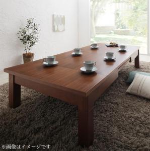 天然木ウォールナット材3段階伸長式こたつテーブル Widen-Wal ワイデンウォール こたつテーブル単品 長方形(80×120×180cm) テーブルカラー ウォールナットブラウン