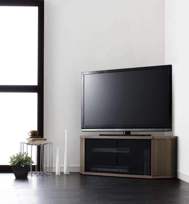 薄型コーナーロータイプテレビボード Venus ベヌス レギュラータイプ カラー ウォールナットブラウン
