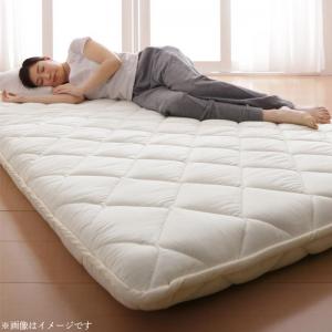 テイジン V-Lap使用 日本製 朝の目覚めを考えた　腰にやさしい　高弾力四層敷き布団 シングル メインカラー アイボリー